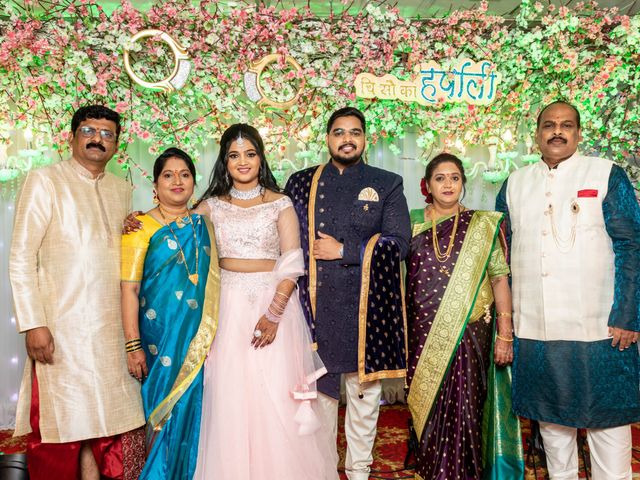 Harshali and Ojas&apos;s wedding in Mumbai, Maharashtra 22