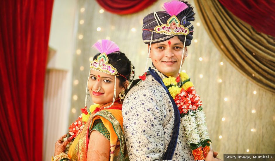 Shrutika and Vivek's wedding in Mumbai, Maharashtra