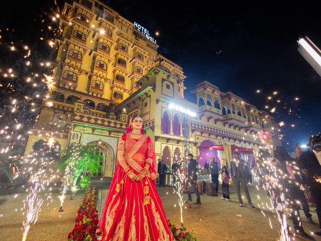 Srishti and Kalind&apos;s wedding in Jaipur, Rajasthan 74