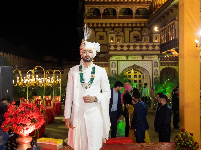 Srishti and Kalind&apos;s wedding in Jaipur, Rajasthan 134