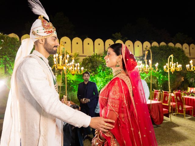 Srishti and Kalind&apos;s wedding in Jaipur, Rajasthan 146