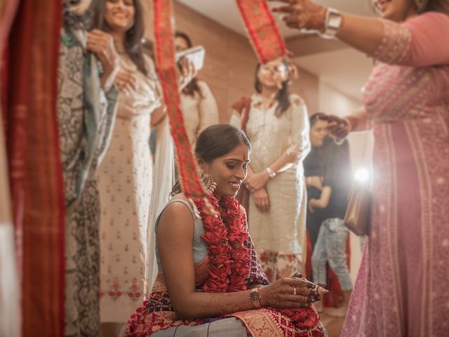 Jhanvi and Rakshit's wedding in Surat, Gujarat 12
