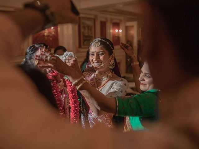 Jhanvi and Rakshit's wedding in Surat, Gujarat 57