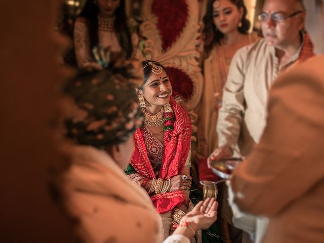 Jhanvi and Rakshit's wedding in Surat, Gujarat 86