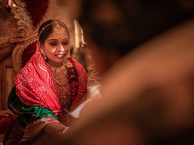 Jhanvi and Rakshit's wedding in Surat, Gujarat 93