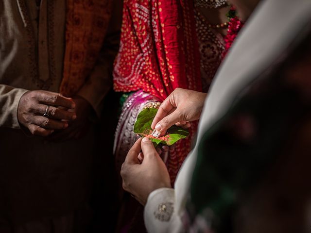 Jhanvi and Rakshit's wedding in Surat, Gujarat 99