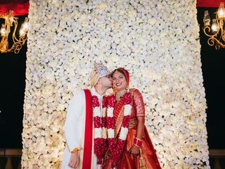 The wedding of Apoorva and Anuj