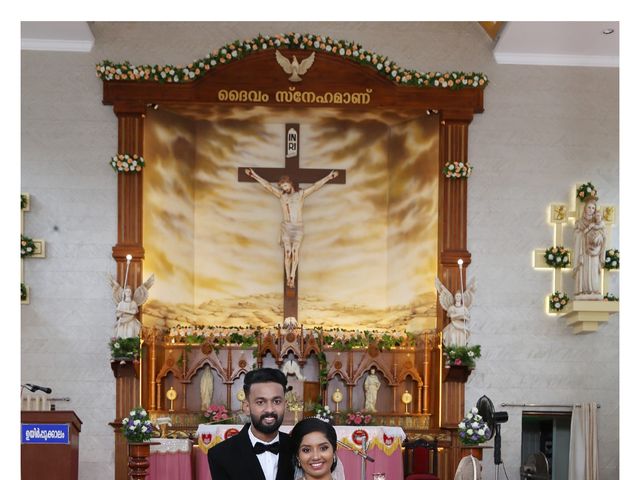 Kezia and Tuffin &apos;s wedding in Thrissur, Kerala 6