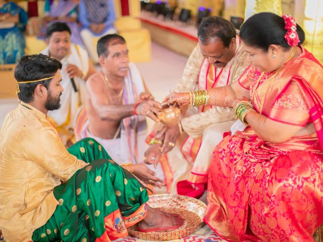 Nireekshana and Srujay&apos;s wedding in Hyderabad, Telangana 16