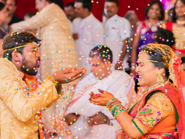 Nireekshana and Srujay&apos;s wedding in Hyderabad, Telangana 54
