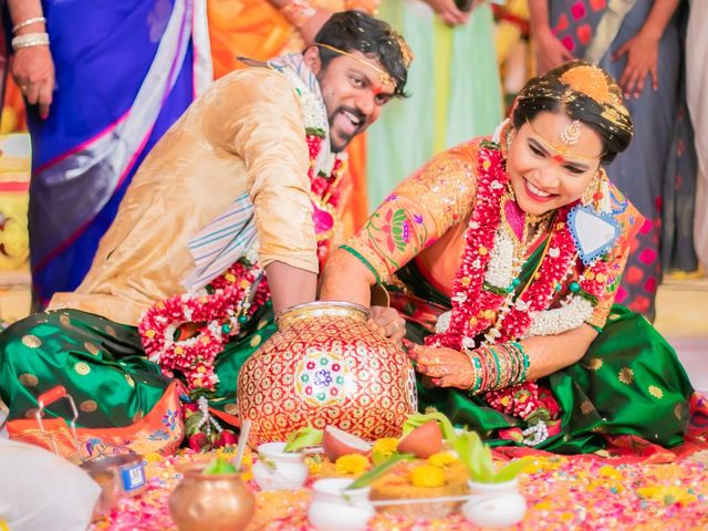 Nireekshana and Srujay&apos;s wedding in Hyderabad, Telangana 56
