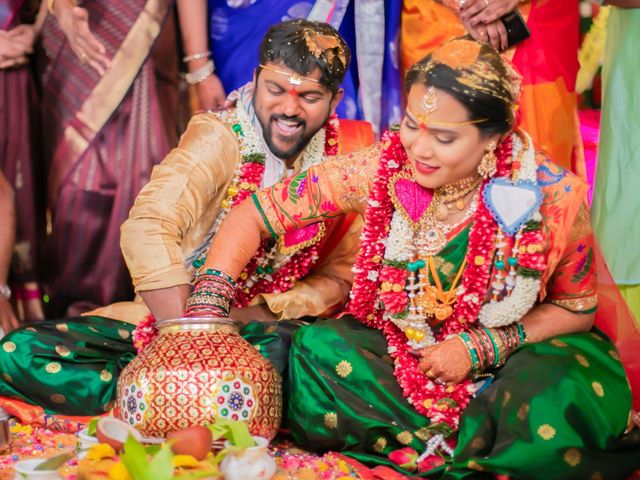 Nireekshana and Srujay&apos;s wedding in Hyderabad, Telangana 59