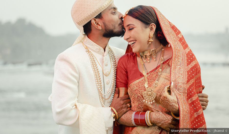 Simar and Ayush's wedding in Niwari, Madhya Pradesh