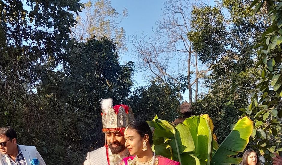 Honey Dhawan  and Amith Bangre 's wedding in Nainital, Uttarakhand