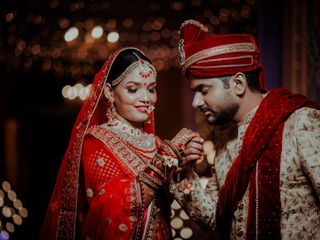 The wedding of vibhav and Smita