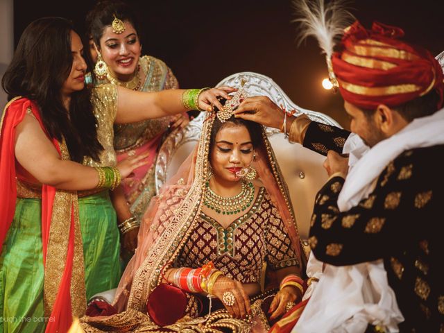 Aayushi and Abhimanyu&apos;s wedding in Gurgaon, Delhi NCR 60
