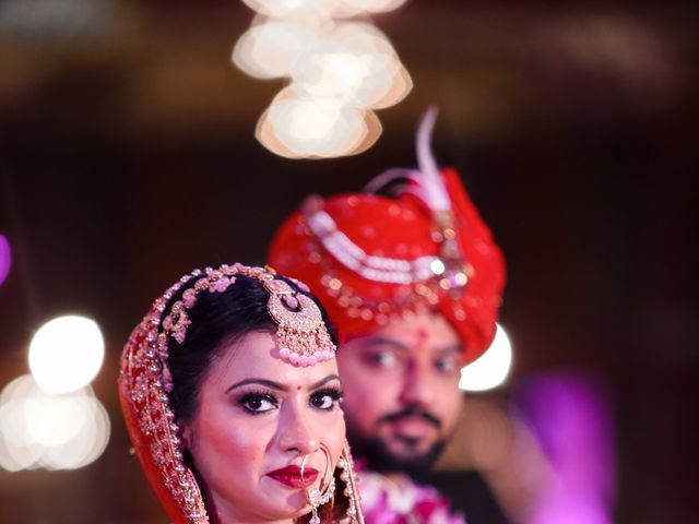 Abhishek and Heena&apos;s wedding in Palwal, Haryana 43