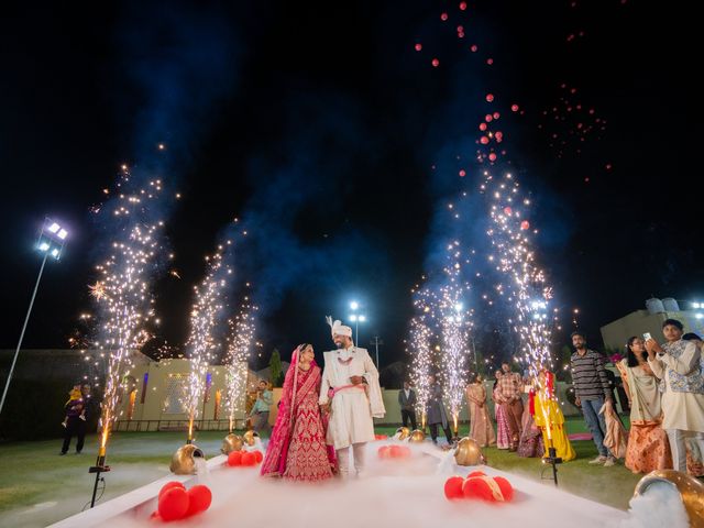 Abhijit and Ayushi&apos;s wedding in Jaipur, Rajasthan 104