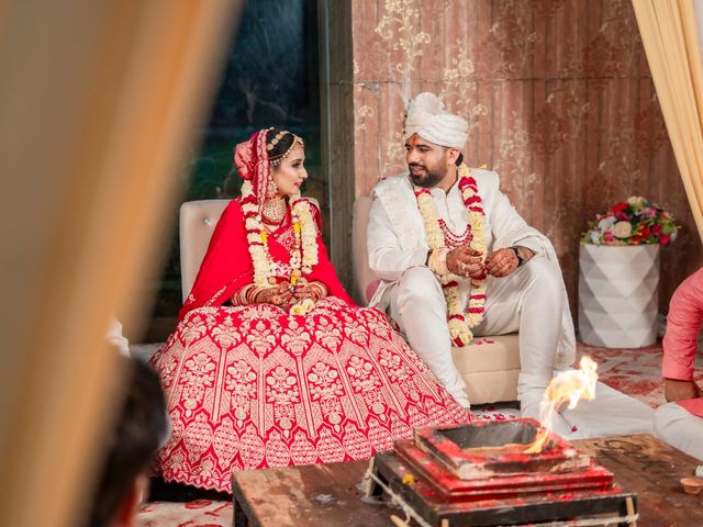 Abhijit and Ayushi&apos;s wedding in Jaipur, Rajasthan 122