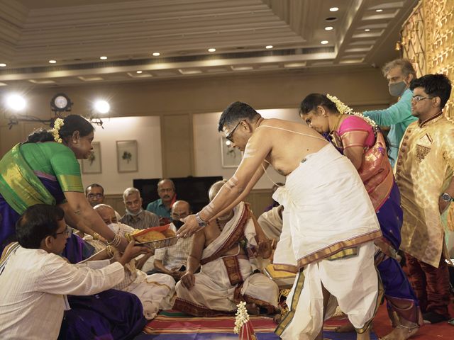 Nidharshini and Sai&apos;s wedding in Chennai, Tamil Nadu 33