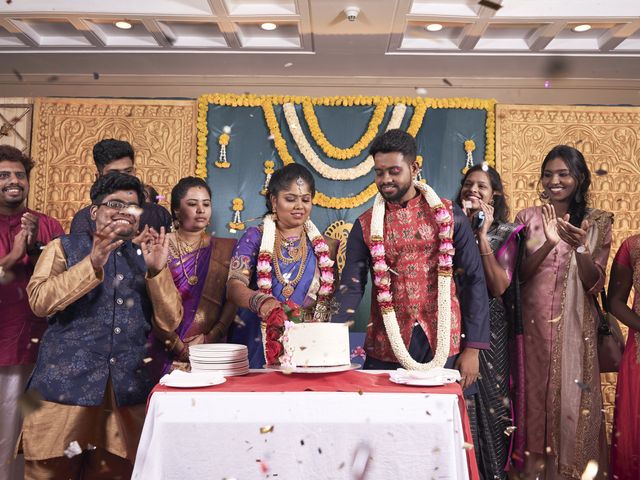 Nidharshini and Sai&apos;s wedding in Chennai, Tamil Nadu 34