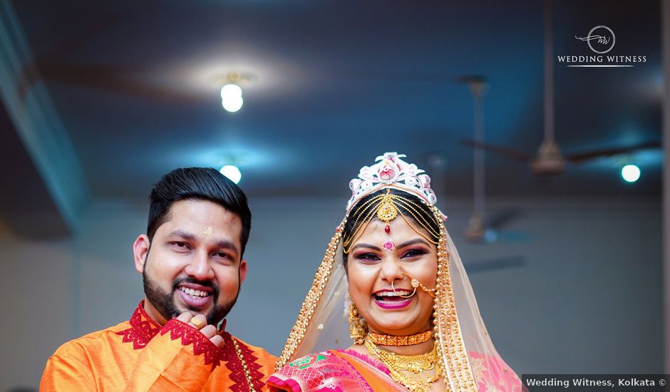 Sanchari and Debanik's wedding in Kolkata, West Bengal