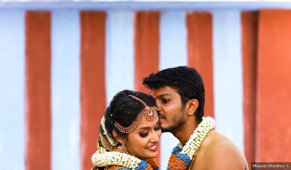 Dhivya and Arunkumar's wedding in Salem, Tamil Nadu
