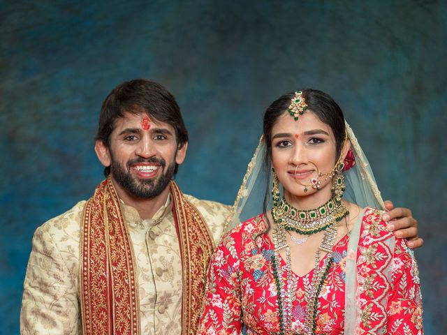 Sangeeta Phogat and Bajrang Punia&apos;s wedding in South Delhi, Delhi NCR 40