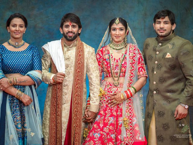 Sangeeta Phogat and Bajrang Punia&apos;s wedding in South Delhi, Delhi NCR 41