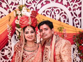 The wedding of Vibha and Rajkumar