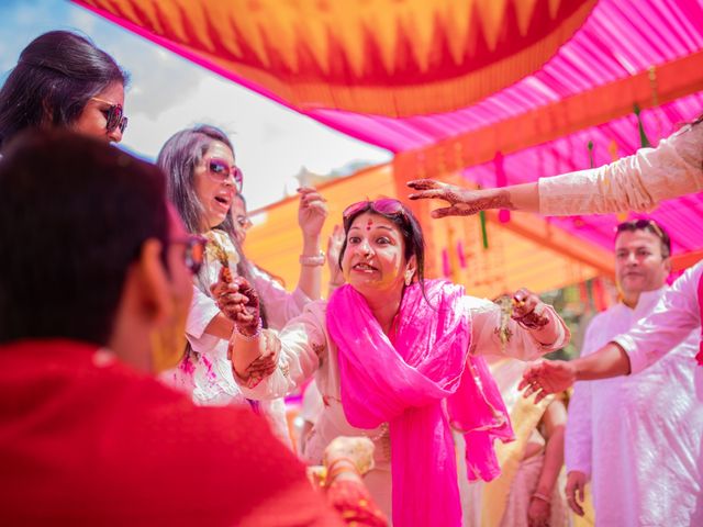 Anisha and Ankit&apos;s wedding in Jaipur, Rajasthan 43