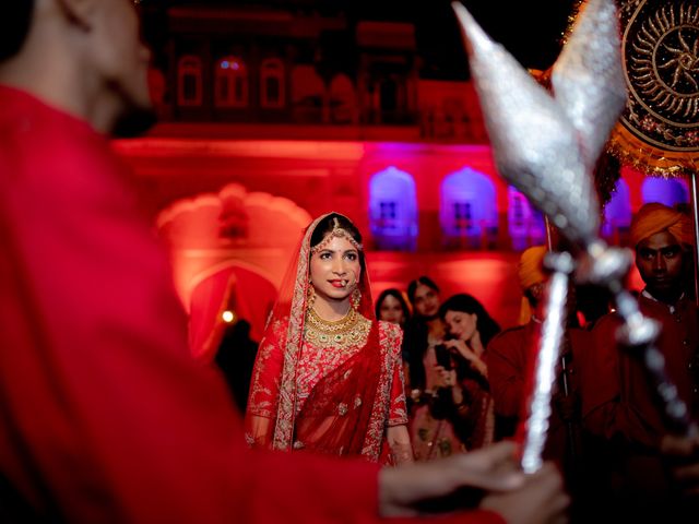 Anisha and Ankit&apos;s wedding in Jaipur, Rajasthan 58
