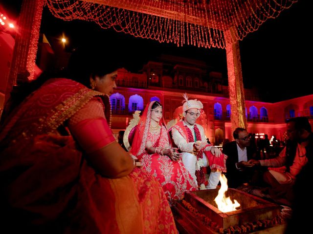 Anisha and Ankit&apos;s wedding in Jaipur, Rajasthan 62