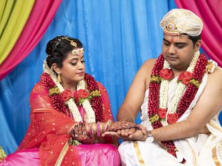 The wedding of Aatish and Bhagawathi