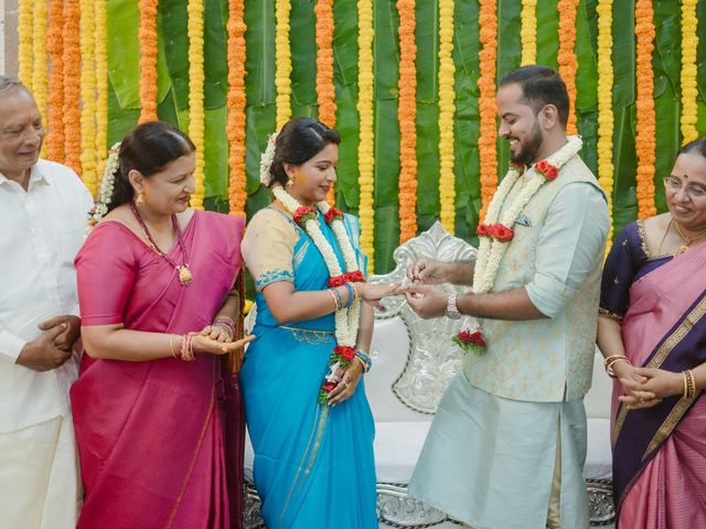 Sandhya and Rohit's wedding in Bangalore, Karnataka 16