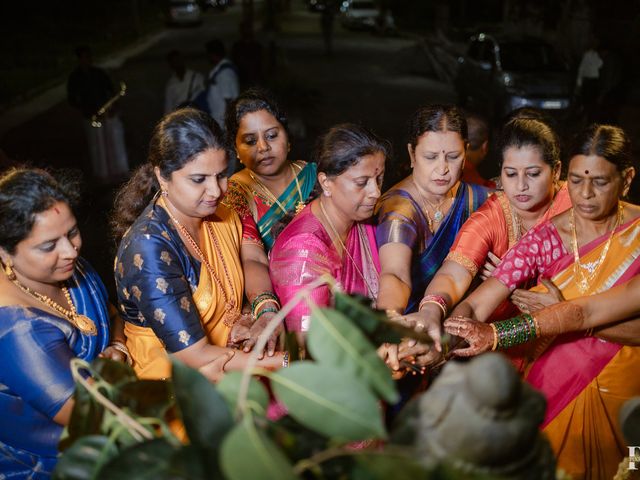 Sandhya and Rohit's wedding in Bangalore, Karnataka 22