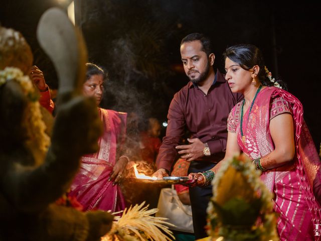 Sandhya and Rohit's wedding in Bangalore, Karnataka 23