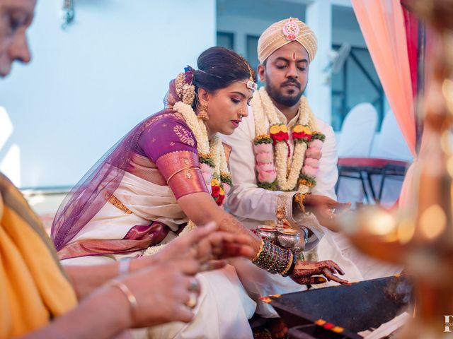 Sandhya and Rohit's wedding in Bangalore, Karnataka 97