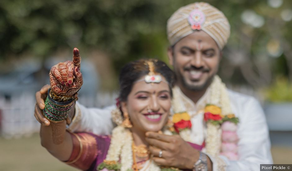 Sandhya and Rohit's wedding in Bangalore, Karnataka