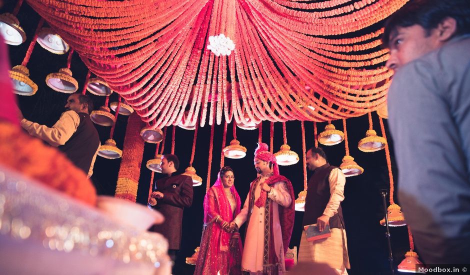 Prachi and Rishabh's wedding in Agra, Uttar Pradesh