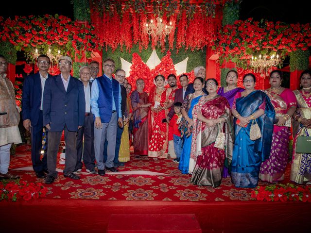Dr. Amrita Bhattacharyya and Prokarso Chattopadhyay's wedding in Kolkata, West Bengal 1