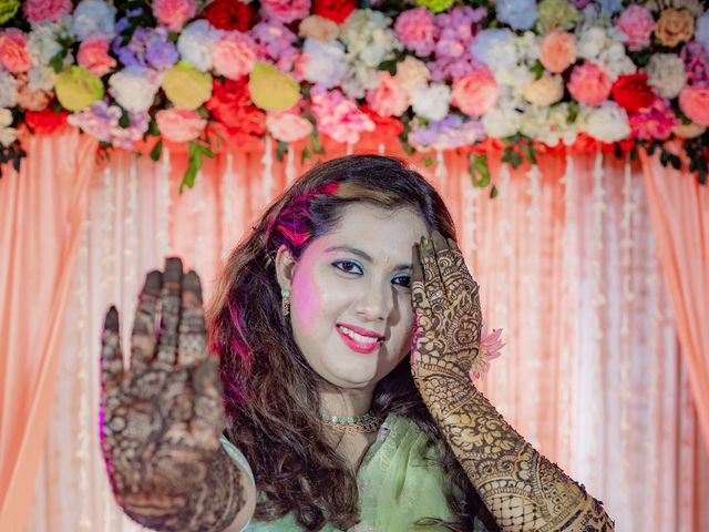 Dr. Amrita Bhattacharyya and Prokarso Chattopadhyay's wedding in Kolkata, West Bengal 35