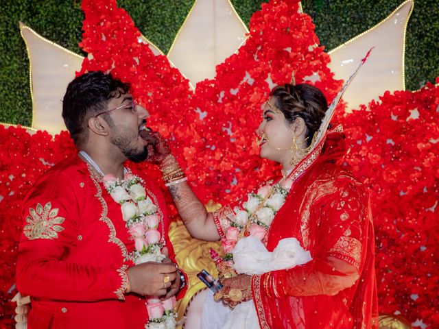 Dr. Amrita Bhattacharyya and Prokarso Chattopadhyay's wedding in Kolkata, West Bengal 48
