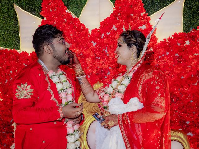 Dr. Amrita Bhattacharyya and Prokarso Chattopadhyay's wedding in Kolkata, West Bengal 52