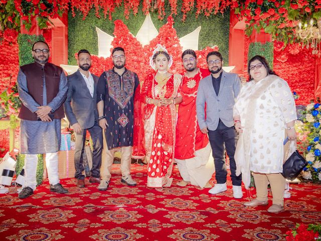Dr. Amrita Bhattacharyya and Prokarso Chattopadhyay's wedding in Kolkata, West Bengal 55