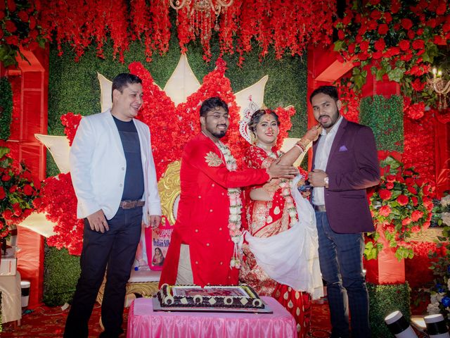 Dr. Amrita Bhattacharyya and Prokarso Chattopadhyay's wedding in Kolkata, West Bengal 72