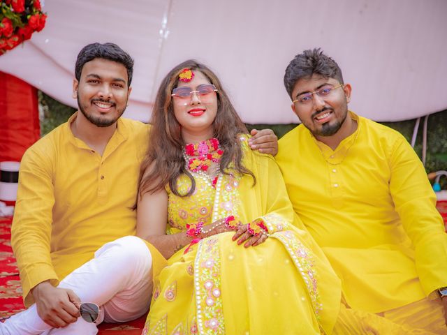 Dr. Amrita Bhattacharyya and Prokarso Chattopadhyay's wedding in Kolkata, West Bengal 98