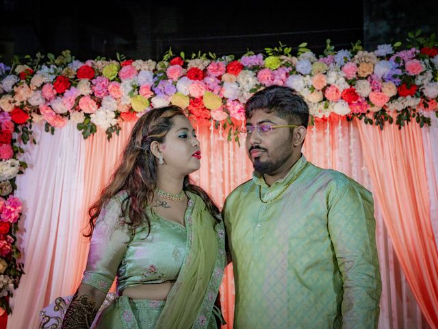 Dr. Amrita Bhattacharyya and Prokarso Chattopadhyay's wedding in Kolkata, West Bengal 115