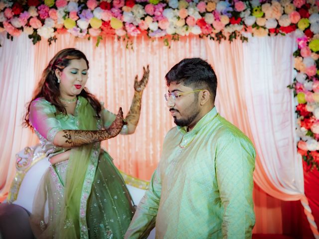 Dr. Amrita Bhattacharyya and Prokarso Chattopadhyay's wedding in Kolkata, West Bengal 122