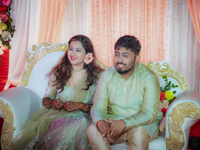 Dr. Amrita Bhattacharyya and Prokarso Chattopadhyay's wedding in Kolkata, West Bengal 136
